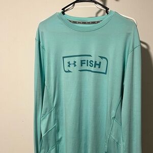 Under Armour Fish Aqua HeatGear Shirt